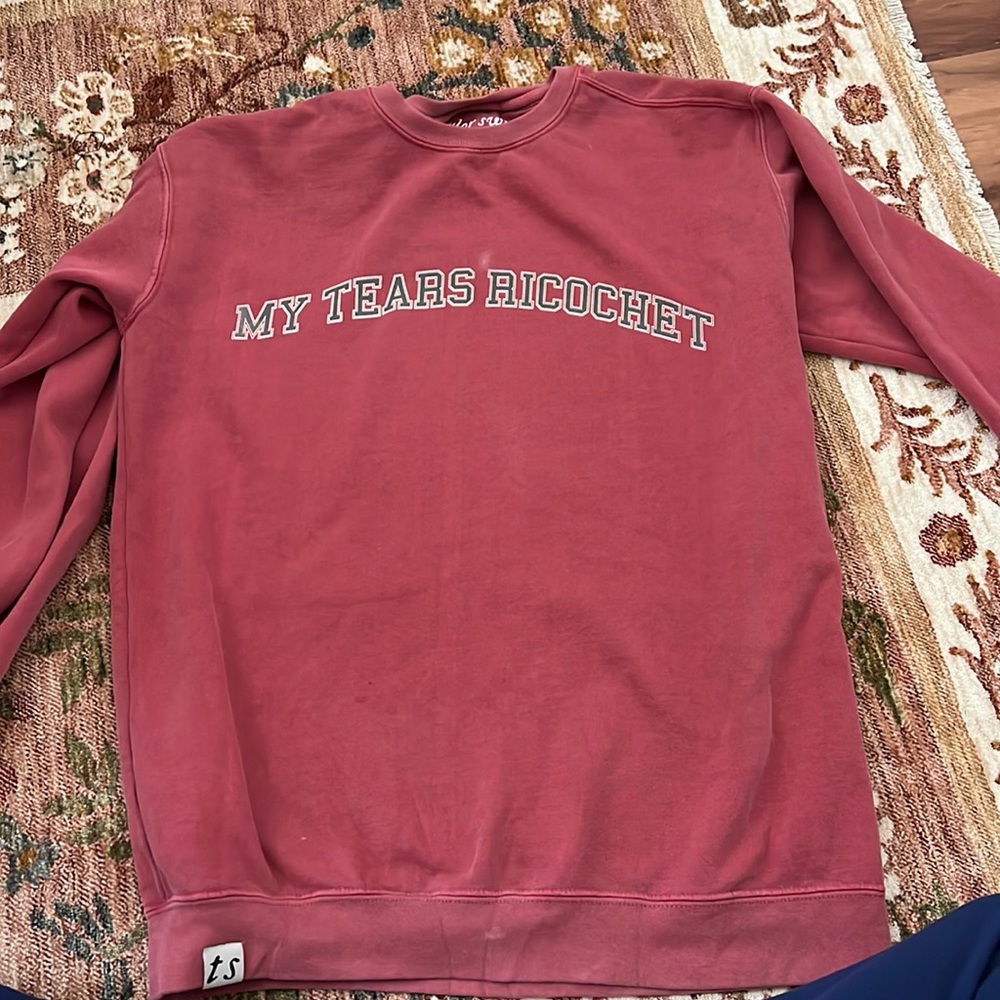 Taylor Swift my tears ricochet crewneck